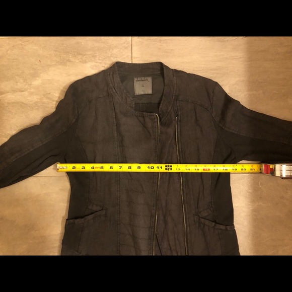 Sandwich Grey Linen Jacket - Picture 5 of 8